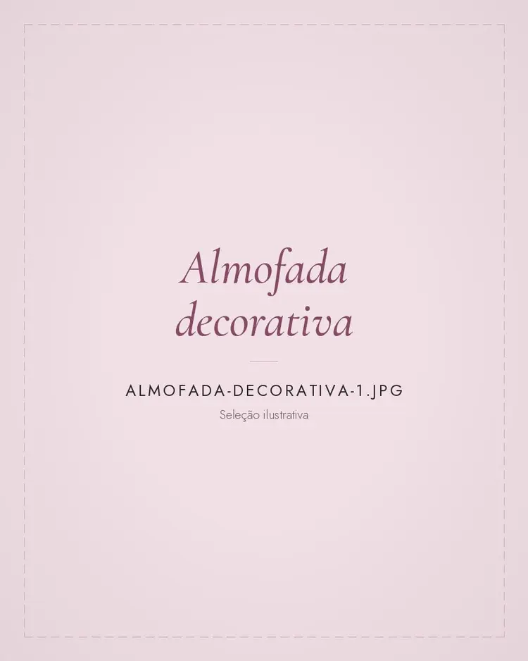 Almofada decorativa