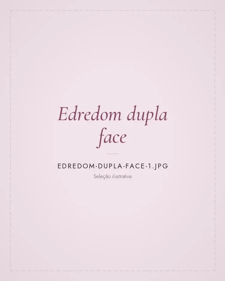 Edredom dupla face