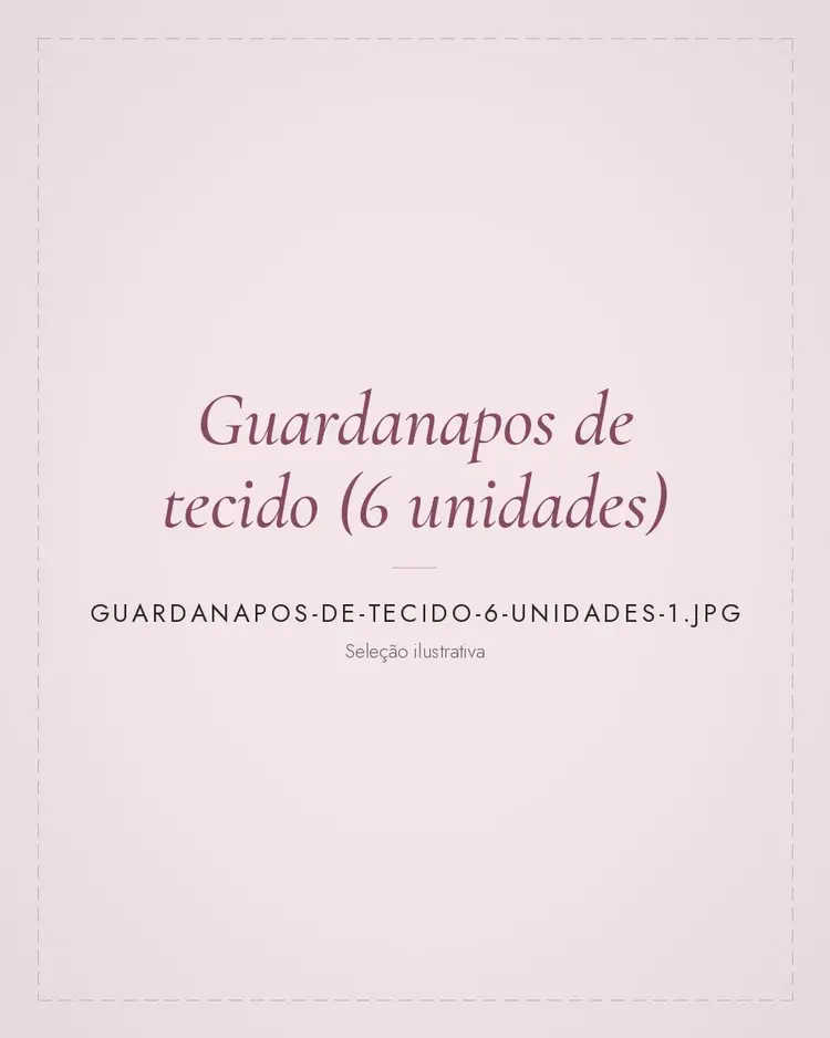 Guardanapos de tecido (6 unidades)