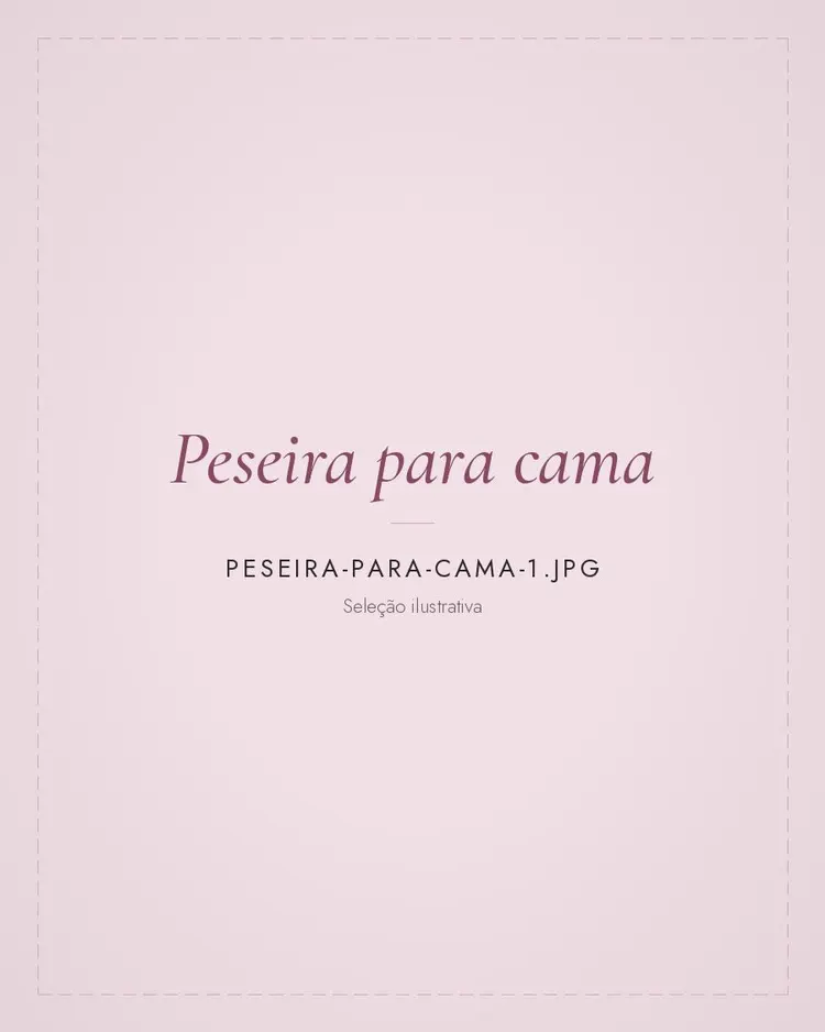 Peseira para cama
